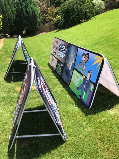 Double A-Frame Splash Banner — product view 6