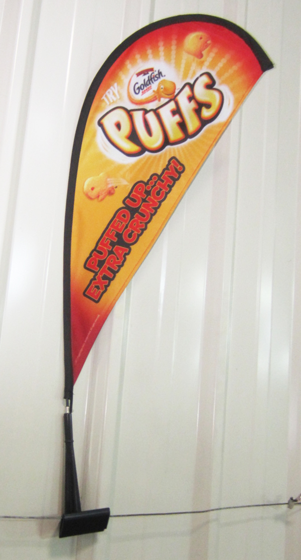 Car Window Wing & Teardrop Flag — product view 13