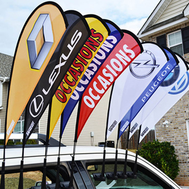 CAR WINDOW MINI WING FLAG — product view 1
