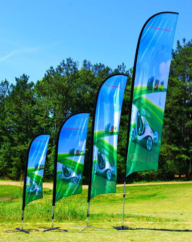 7' Feather Wing Flag — product view 1