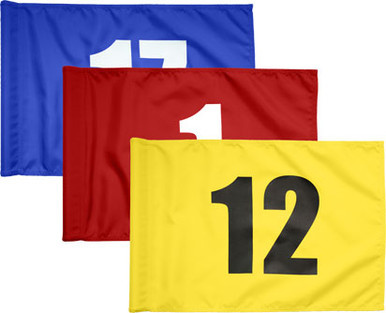 Numbered Nylon Golf Flag Sets — product view 1
