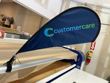 Clip-On Mini Wing Flag — product view 2