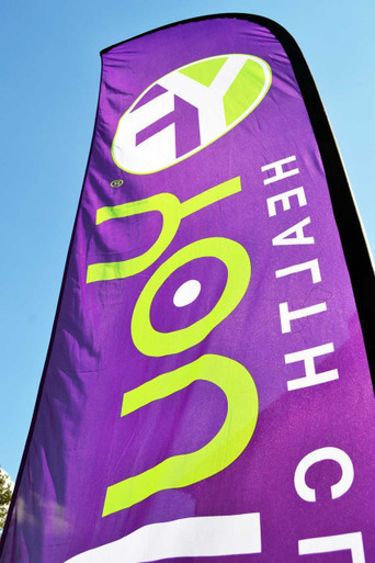 7' Feather Wing Flag — product view 4