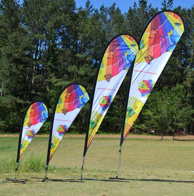 12' Teardrop Flag — product view 1