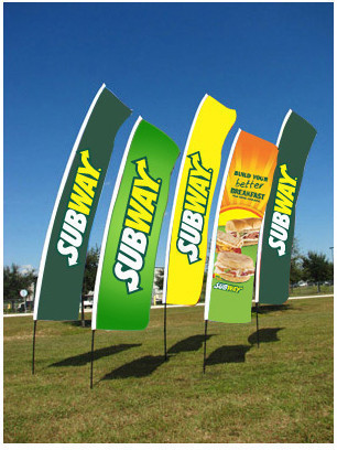 8' Banner Flag Kit — product view 2