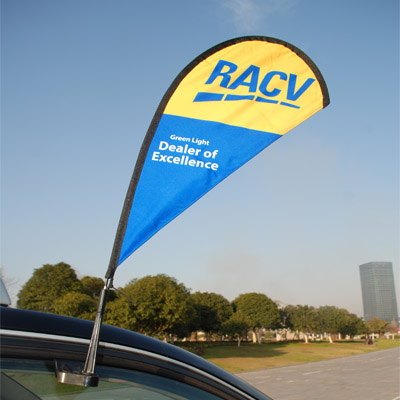 Car Window Wing & Teardrop Flag — product view 15