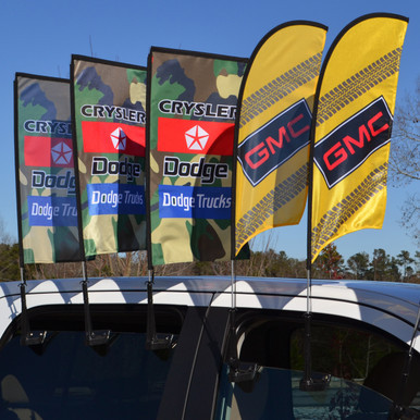 CAR WINDOW MINI WING FLAG — product view 7