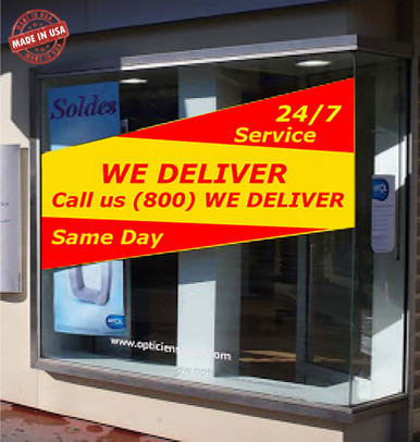 Window Single Sided Graphics [Per Square Foot] — product view 7
