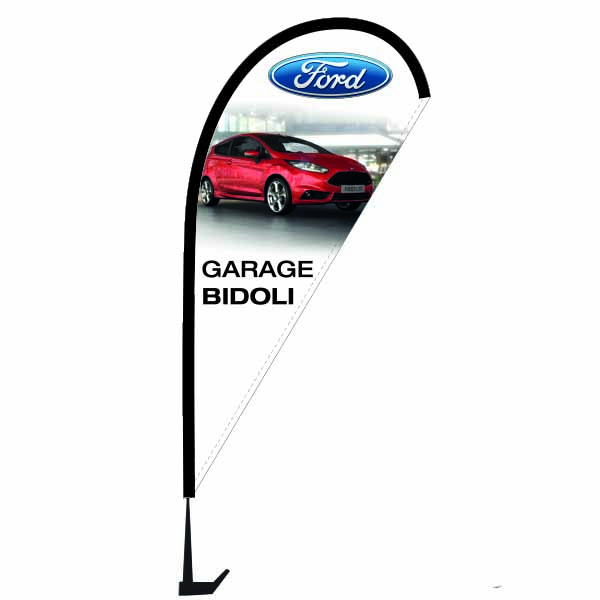 Car Window Wing & Teardrop Flag — product view 22