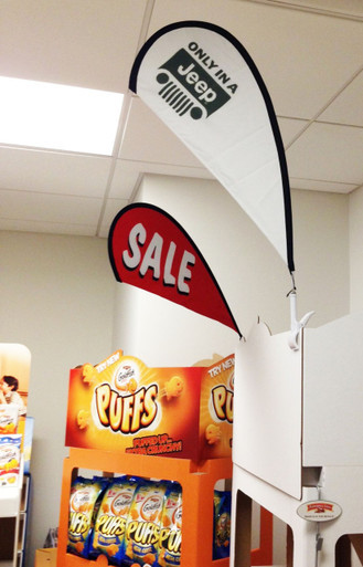 Clip-On Mini Wing Flag — product view 4