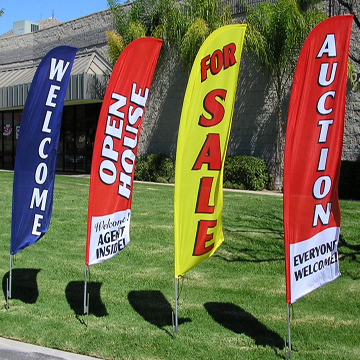 15' Feather Wing Flag — product view 12