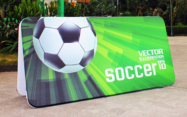 Double A-Frame Splash Banner — product view 2