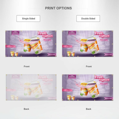 Banner 18 oz. Single or Double Sided Blackout — product view 3