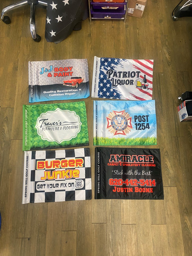 Custom Printed Golf Flags — product view 5