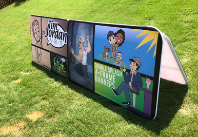 Double A-Frame Splash Banner — product view 5