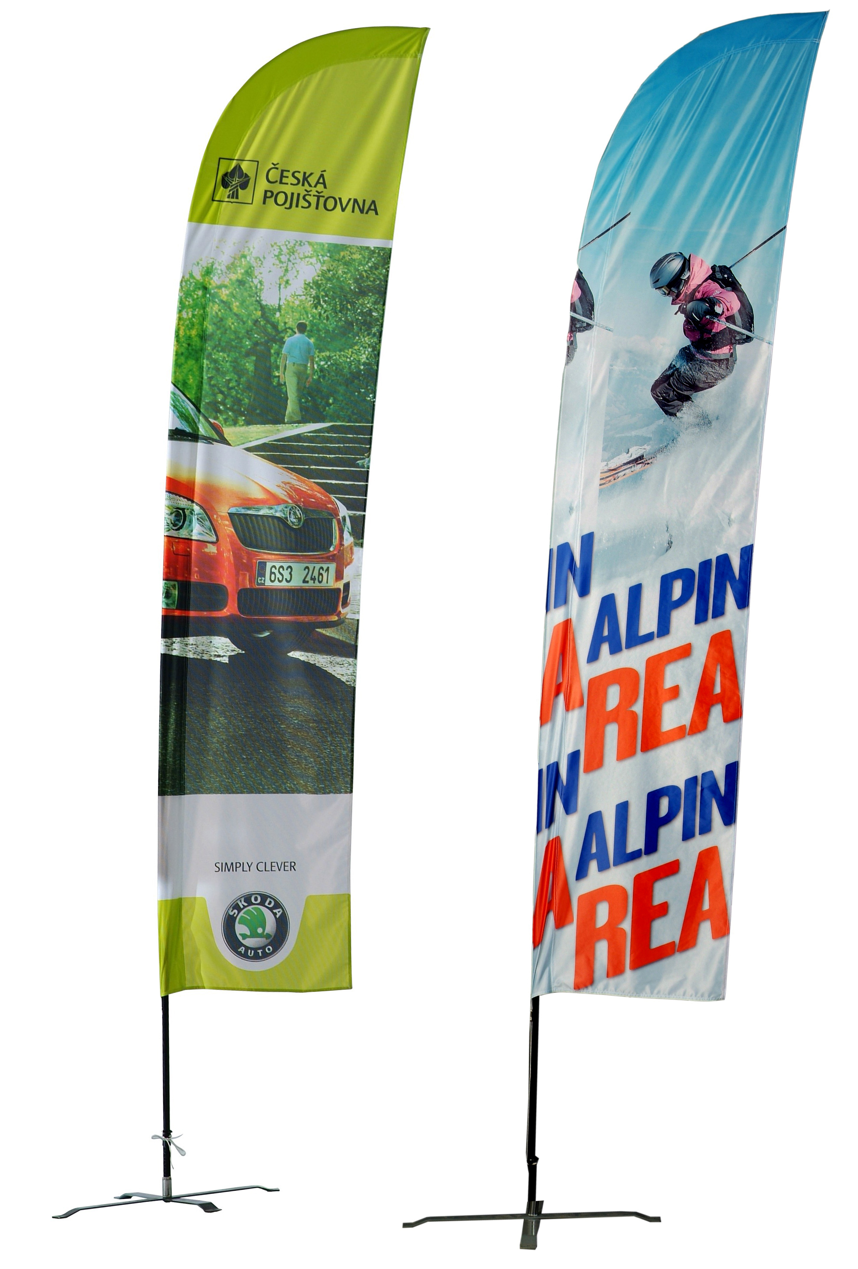 15' Feather Wing Flag — product view 10